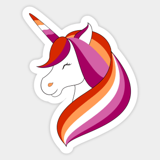 Lesbian Unicorn Sticker